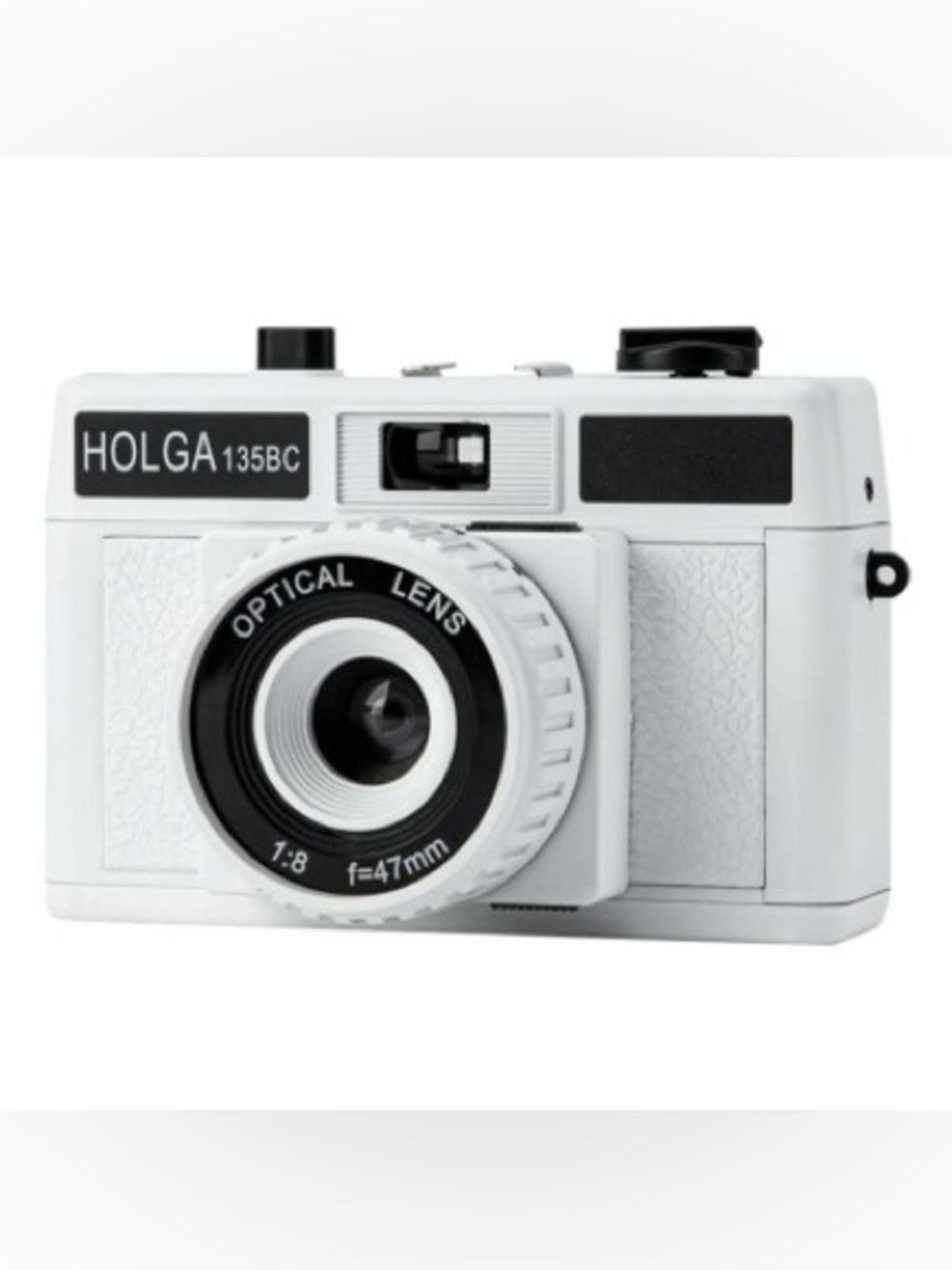 Vintage HOLGA 135BC White Lomo 35mm Film Camera Black Corner Effect - NWOT - Picture 14 of 14